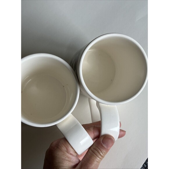 Set of 2 Portmeirion Botanic Garden Hydrangea Forget Me Nots Coffee Yea Mugs - Picture 11 of 14